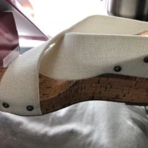 ESPRIT WHITE SANDALS WEDGE